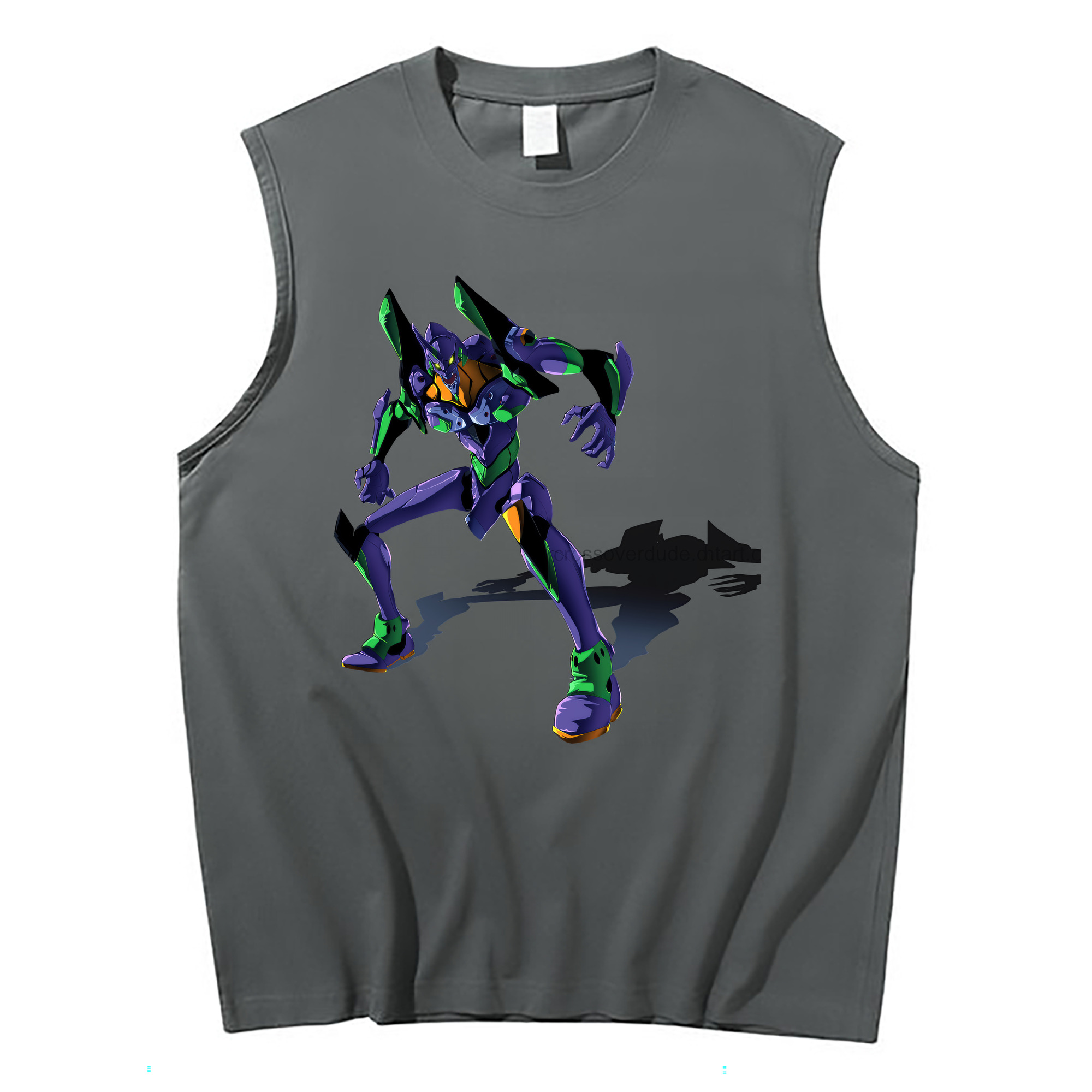 （画像用） EVA 新世紀エヴァンゲリオン コットン100％タンクトップ（フロントプリント）